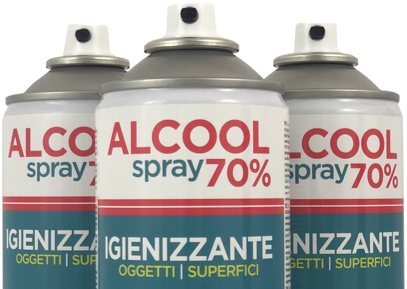 510 Spray igienizzante per superfici e tessuti Perfetto Alcool 80% - senza  profumo - flacone 200 ml - 12830 7.30 - Pulizia e Igiene - LoveOffice®